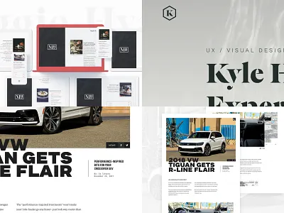 Top 4 — 2018 identity layout logo sketch tiguan top4shots type typography vw website