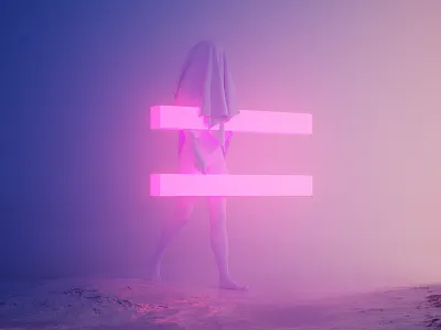 –SLEEP WALK. 2019 abstract art c4d cinema4d fantasy film octane octane render octanerender pink poster scifi spaceart surreal