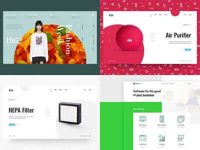 Best of 2018 🔥 clean clear concept minimal promo ui ux web website