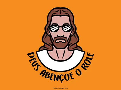 Deus Abencoe o Role band cartoon cartooncharacter character characterdesign christian christianity cool design god illustration illustrator jesus logo logodesign mascot mascotdesign rock vector vectorart