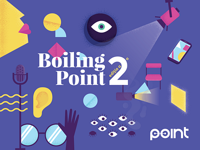 Boiling Point poster geometry illustration art modern poster design poster illustration vector vector art vector illustration