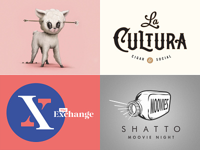 Top 4 of 2018 arrow cigar cow exchange milk moo pink procreate sheep word bubble