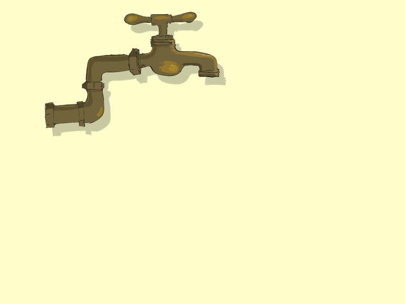 Leaky faucet 2d faucet liquid liquid animation rock band rock n roll