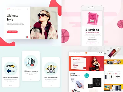 2018 branding design dribbble ecommerce mobile app product ui ux website