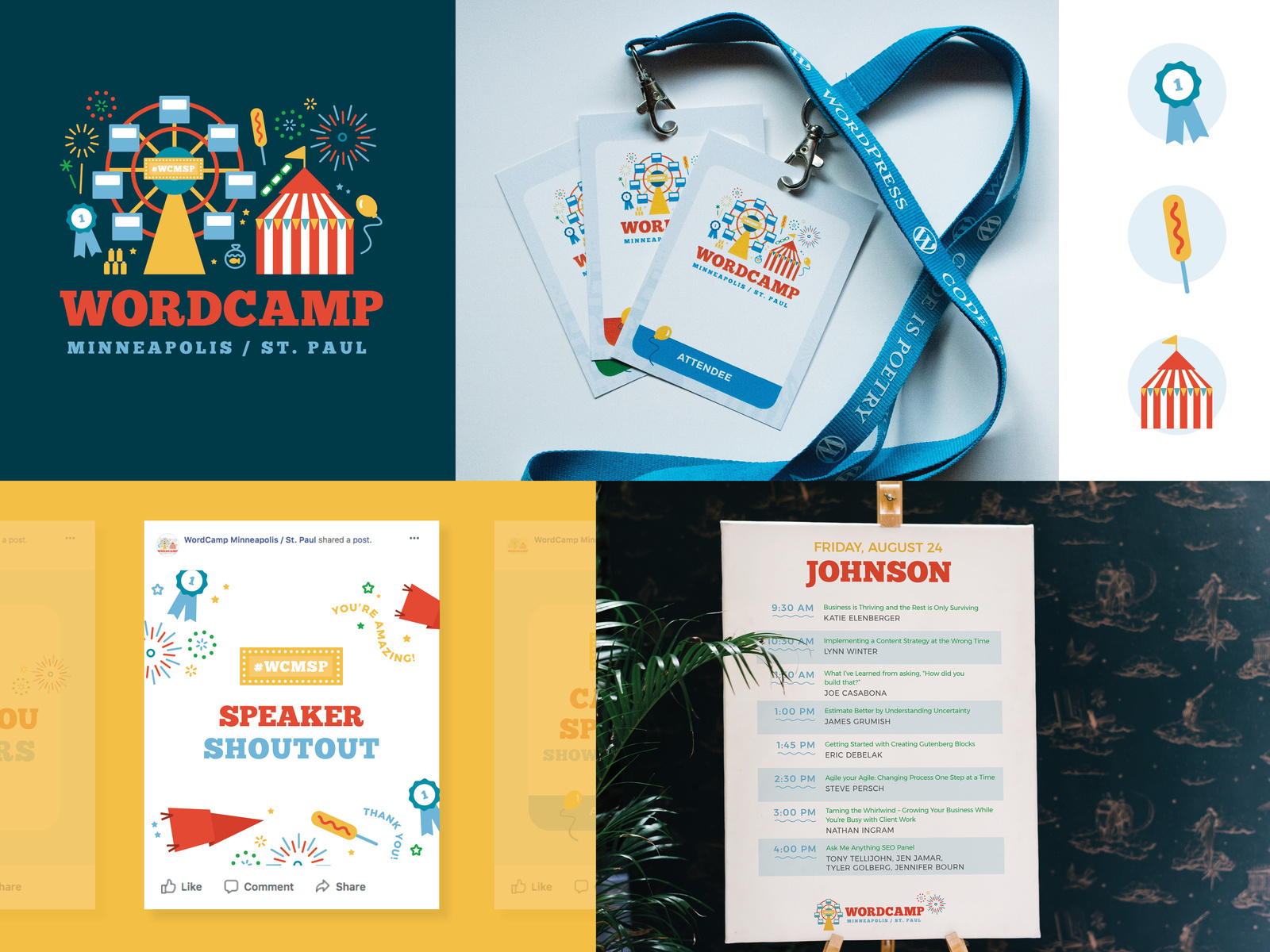 Example of WordCamp Minneapolis Collateral