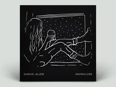 Snowglobe - Album Art album art album cover girl illustration ipadpro music snowglobe window