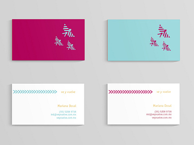 Ve y Vuelve branding graphic design logo stationery travel