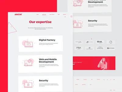 Expertise page 📡 expertise gif icon illustration illustrator picto solution tech ui design ux design website