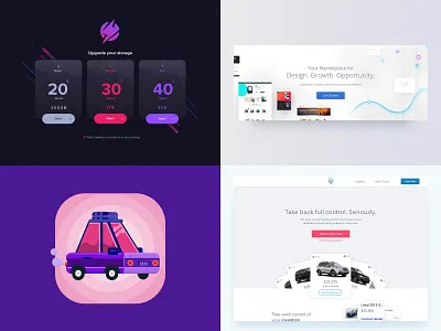 2018 Hotshots app branding clean design flat icon illustration logo ui ux web website