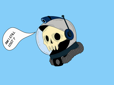 Lost Astronaut animation astronaut design illustration illustrator minimal space vector