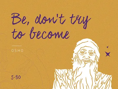 Osho - 30 Days / 30 Spiritual Teachers 🔮✨ branding icons typography