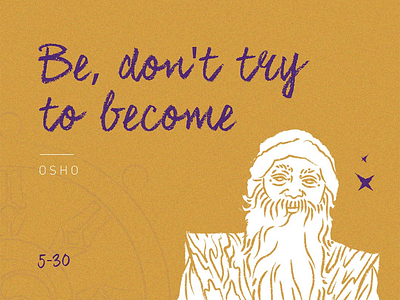 Osho - 30 Days / 30 Spiritual Teachers 🔮✨ branding icons typography