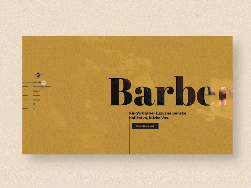 Barbershop website animation barber barbers barbershop branding design minimalist minimalist design portfolio presentation scroll scroll animation scrolling simple simple design simplicity ui ux web website