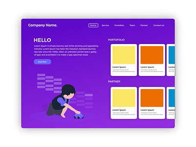 Landing page #2 design dribbble ui uidesign ux vector website