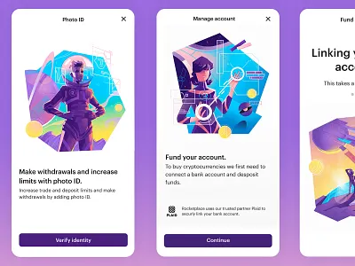 Project Launch 🚀 app blockchain cosmos crypto design illustration space startup ux vision