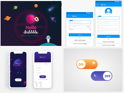 2018 dribbble app top4shots