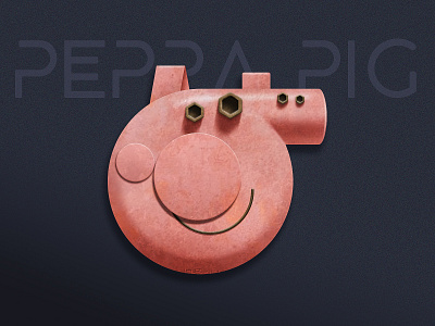 What is Peppa Pig? design drawing illustration