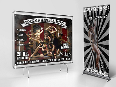 Delta Dark Cirque banner ads brand design graphic design photography