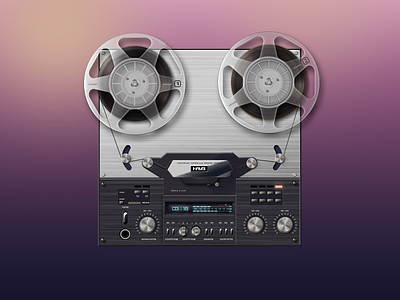 拟图标-录音机 图标