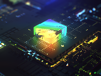 MicroTech 3d c4d cinema 4d concept redshift render