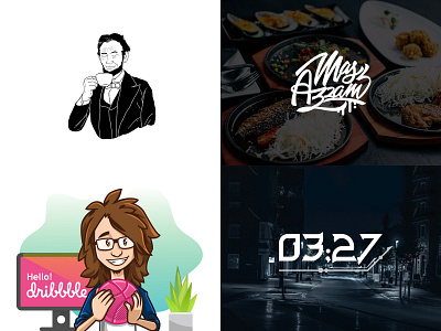 2018 illustration top 4 top 4 dribbble typography