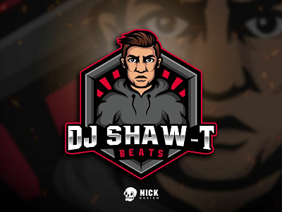 Dj Shaw-T Beat Logo brand branding character character design design dj esport logo esports gamers games gaming gaming logo illustration logo mascot sport branding sport logo sports streamer twitch