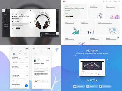 TOP4OF2018 app blue booking car app clean concept creative gradient ios landing page minimal shop ui
