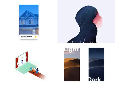 2018 animation app charachters gif illuatration invisionstudio ios iphone isometric ui wallpapers