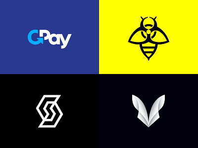 2018 bee bug design logo vector