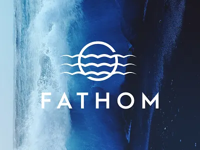 Fathom branding fathom logo submarine