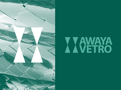 AWAYA VETRO brand brand identity branding business design dribbble graphic graphicdesign graphicdesigns green identity inspiration logo logo design logodesign logos mark minimal simple vector