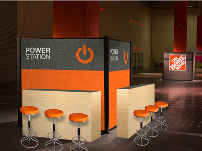 Product Walk Signage retail the home depot tradeshow