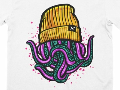 OCTO art artwork cartoon cartoondesign characterdesign clothing clothingdesign customdesign design graff graffiti illustration logo merch