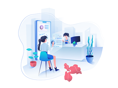 引导页品牌插画3 design illustration typography ui ux web