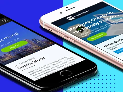 Apps Coming Soon design mendix templates ui ux