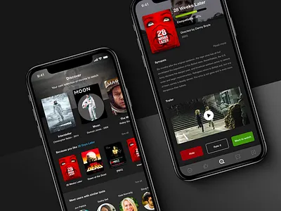 [2019] UI & UX design - Movies App Concept app concept movies ui design ux design