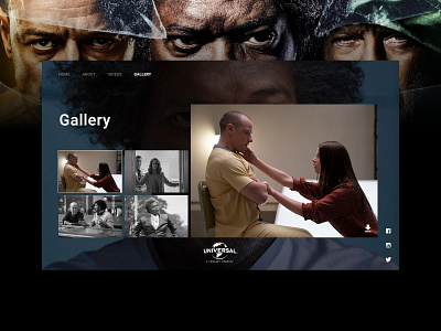 Glass - UI/UX Concept - Gallery design glass ui ux web