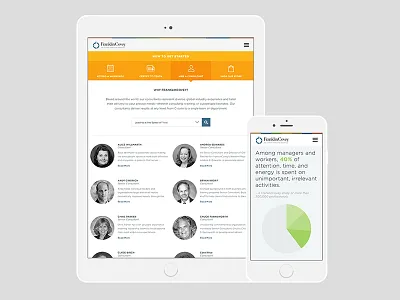 FranklinCovey Responsive Site app design ipad mobile phone responsive tablet ui ux web website