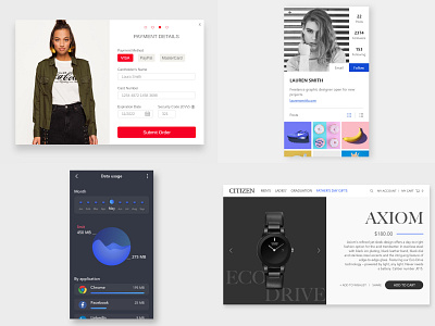 2018 Top Four Shots 2018 2018 trends adobe xd concept design desktop design e commerce homepage instagram design interface mobile app design mobile ui shopping sketch app top shots top4shots ui design ui designer web designer