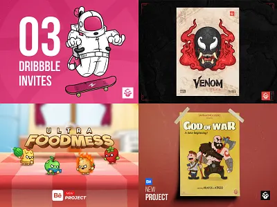 2018 2018 dribbble illustration illustrator project top 4