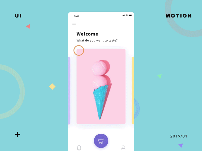 daily practice app design motion sweet ui ux