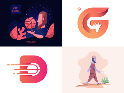 2018 art brand branding design dribbble dribbble invite flat gradient graphic icon identity illustration illustrator logo minimal modern msaifulhak musafeer ui vector