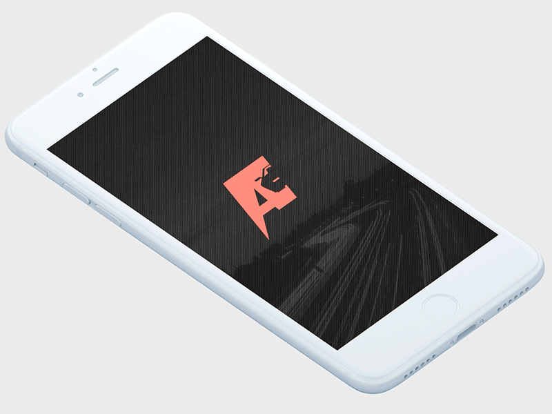 AGAT app app animation auto cars chromestudio design preloader slider ui xpom yellow