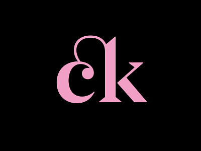 One of many ligatures of Kisba ball terminal branding design font serif type design typography
