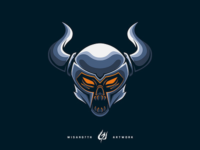 Mascot Logo Knight Skull Head design esport esports head knight logo mascot mascot design mascot logo skull sport sports