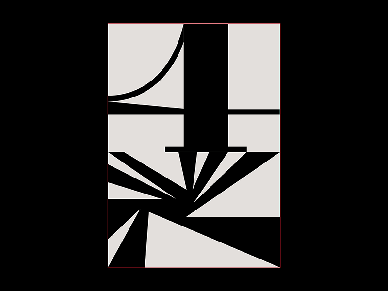 typography posters abstract design flat geometic illustration poster simple typography vector