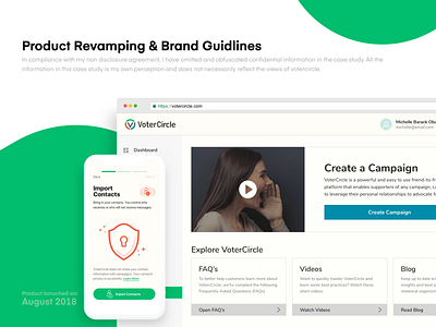Product Design-Revamping_VoterCircle ios app design product product design revamping ui ux web application design