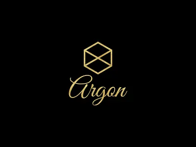 Argon Logo branding design illustration logo logodesign logodesigner logodesigns minimal minimalist