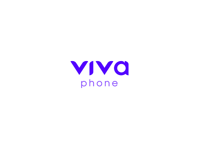 Daily Logo Challenge: Day 48 | Cellphone Carrier Logo cell phone carrier dailylogo dailylogochallenge design logo phone vector viva