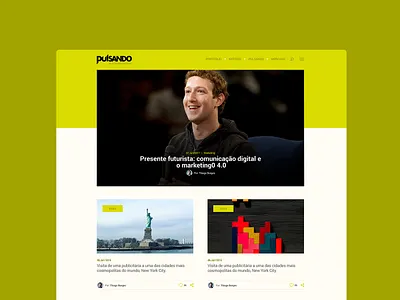 Pulsando design flat ui ux web webdesign website